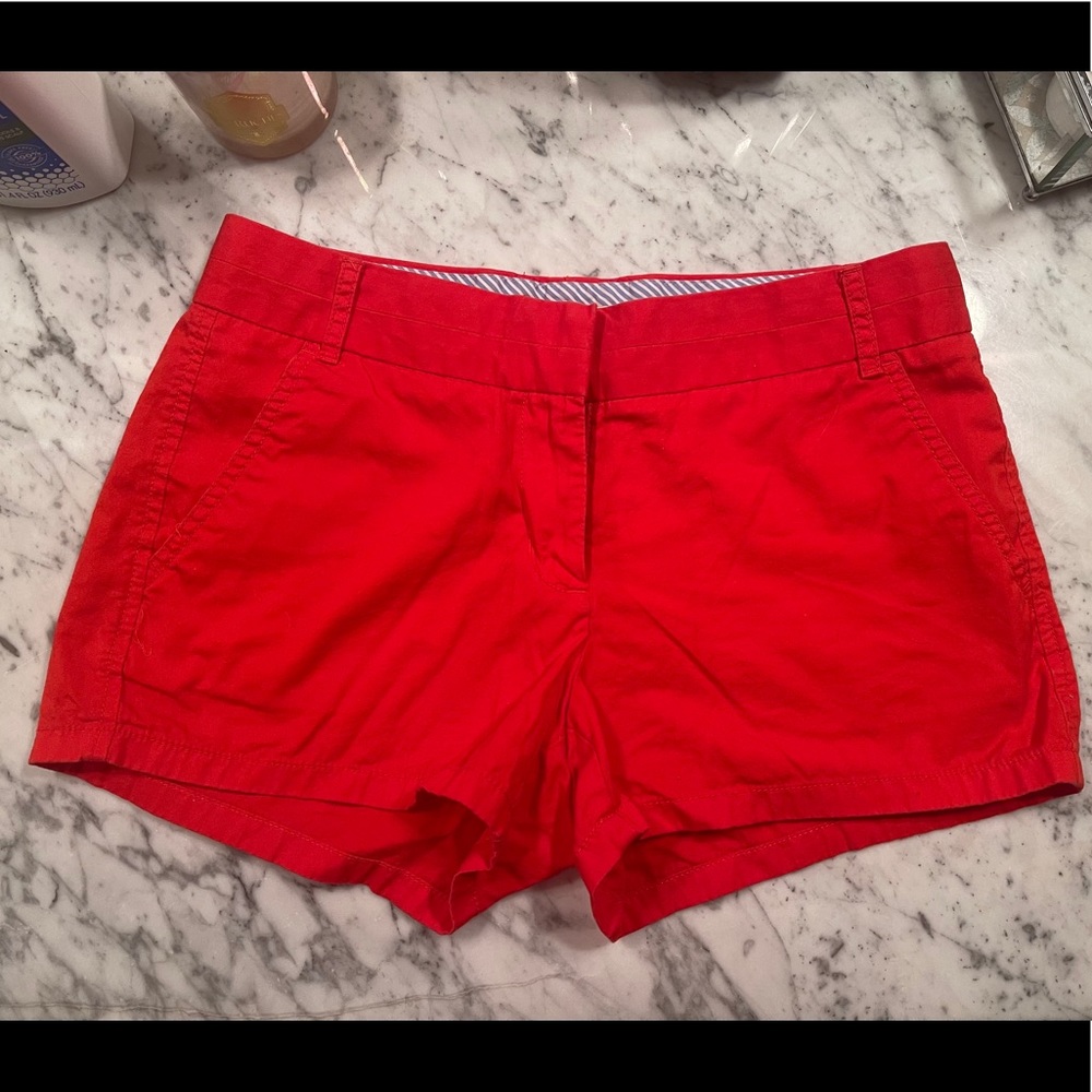 Red ❤️ JCrew Chino Shorts